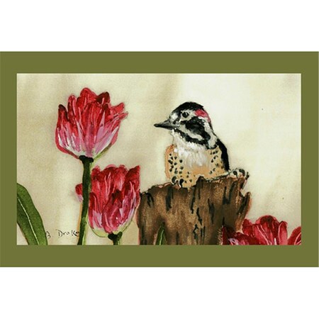 Betsy Drake Woodpecker Door Mat 30x50 DM243G